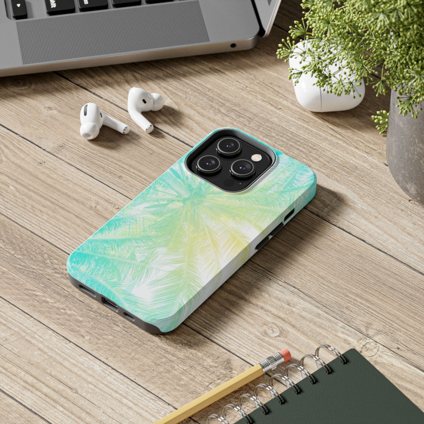 Telefoonhoesje - Tropical Marble