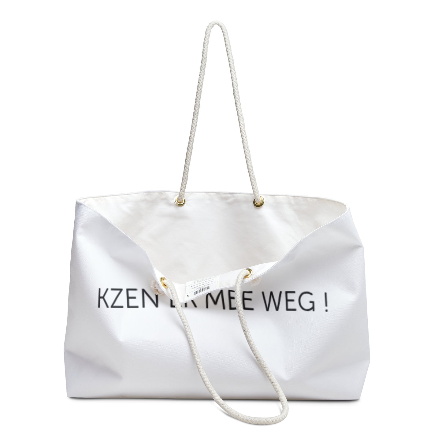Strand tas 'kzen er mee weg'