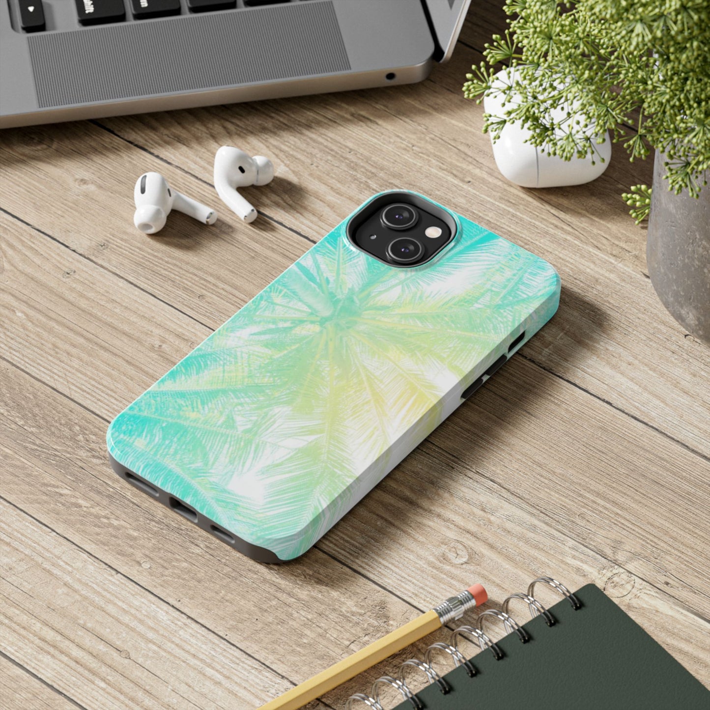 Telefoonhoesje - Tropical Marble