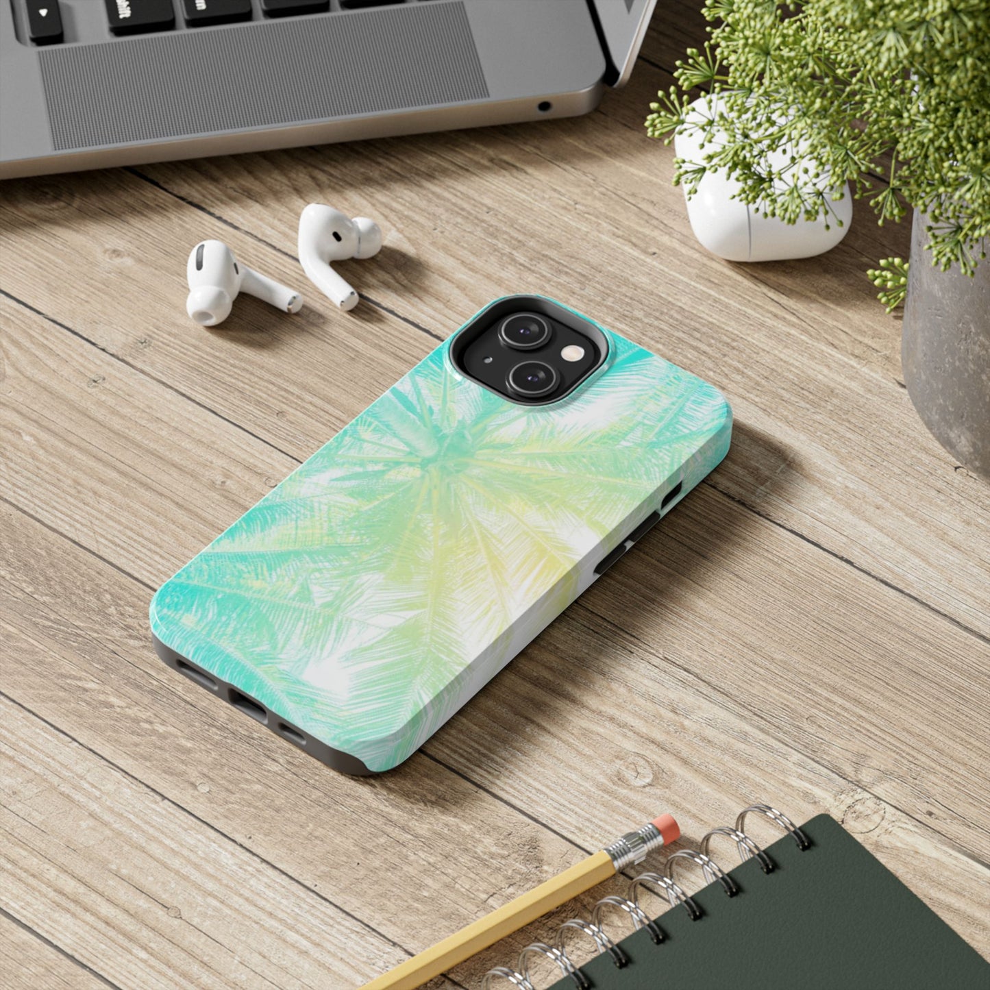 Telefoonhoesje - Tropical Marble