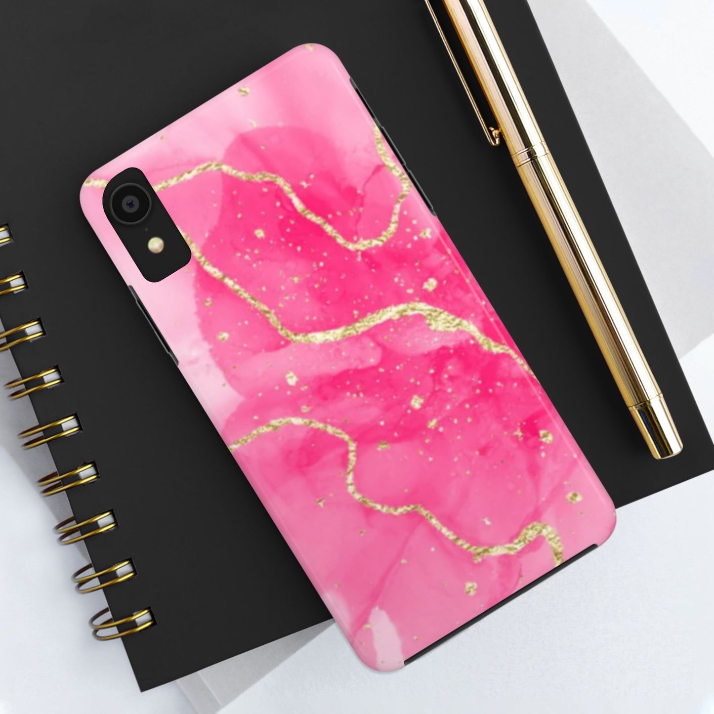 Telefoonhoesje - Pink Marble
