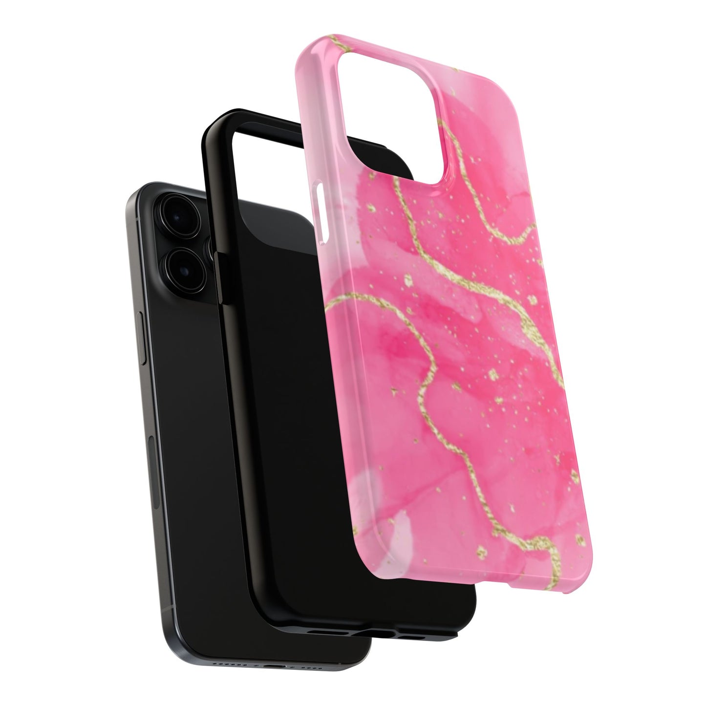 Telefoonhoesje - Pink Marble