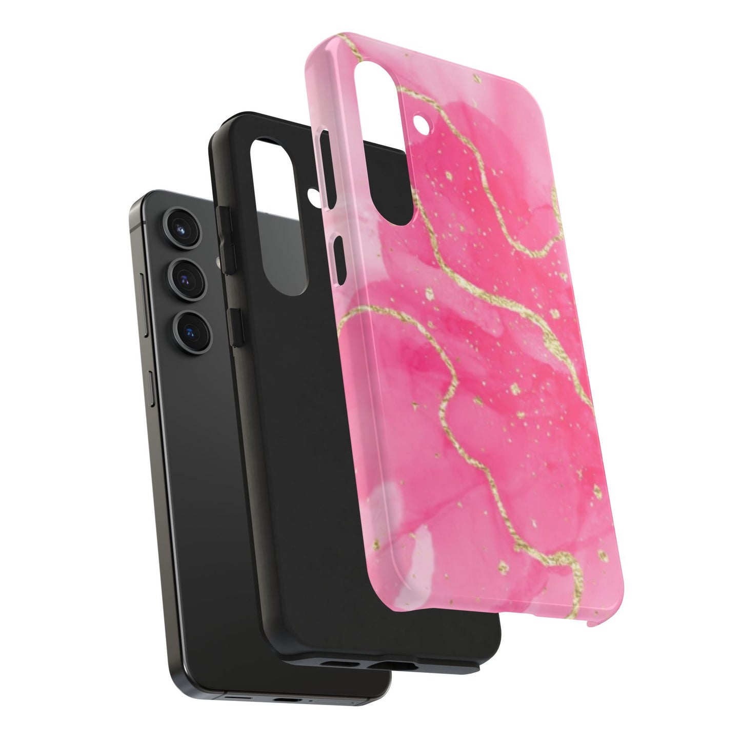 Telefoonhoesje - Pink Marble