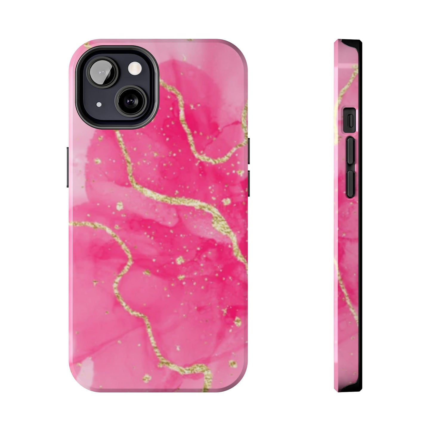 Telefoonhoesje - Pink Marble