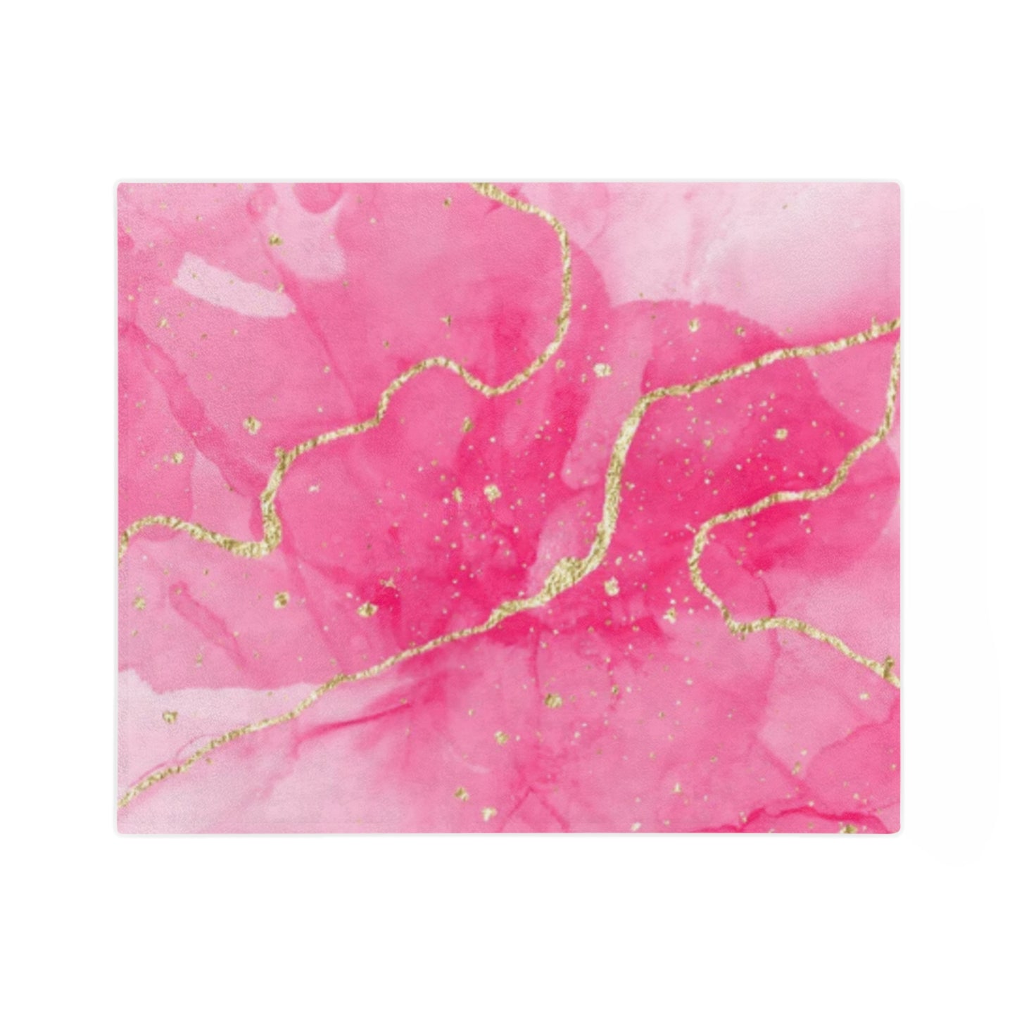 Fleecedeken - Pink Marble