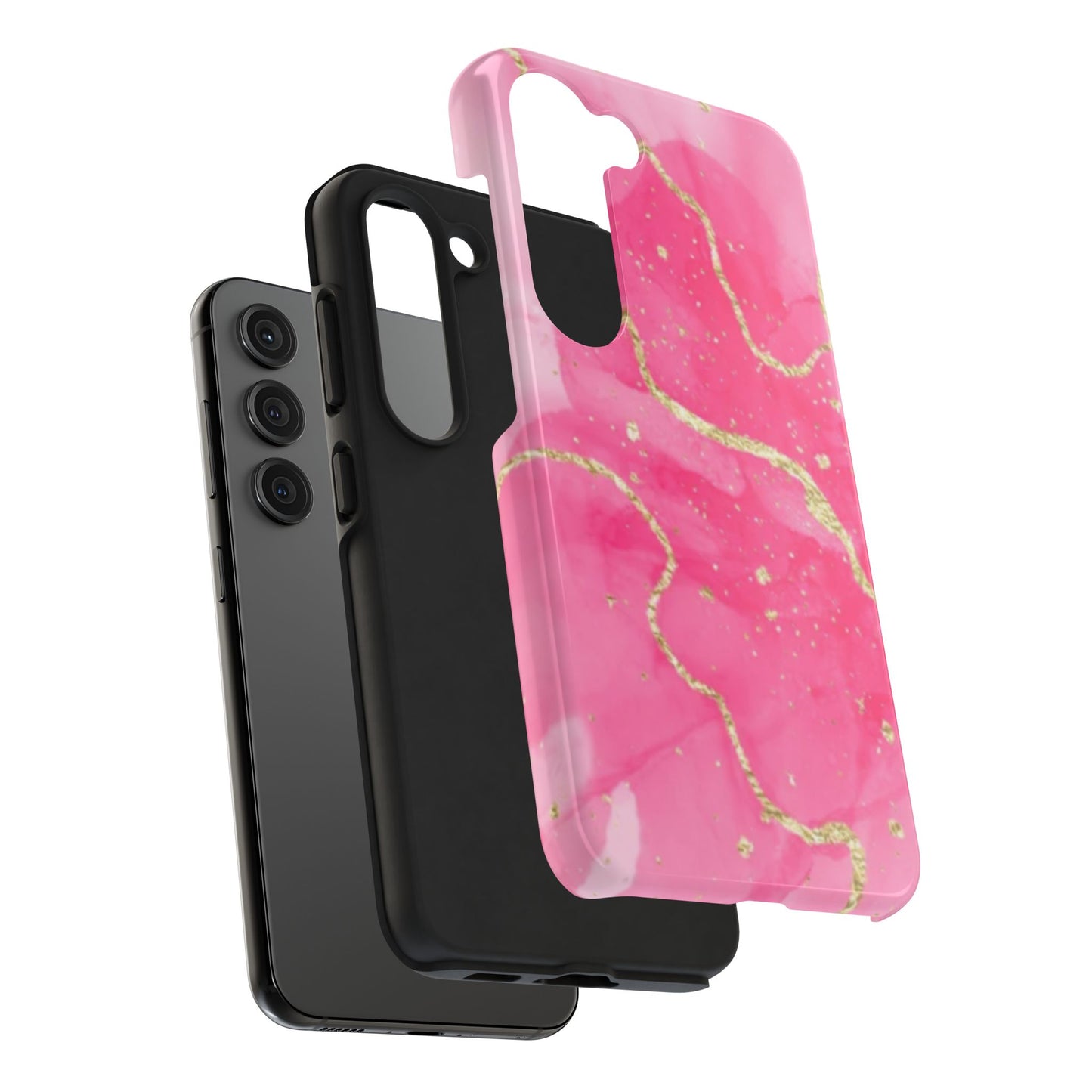 Telefoonhoesje - Pink Marble