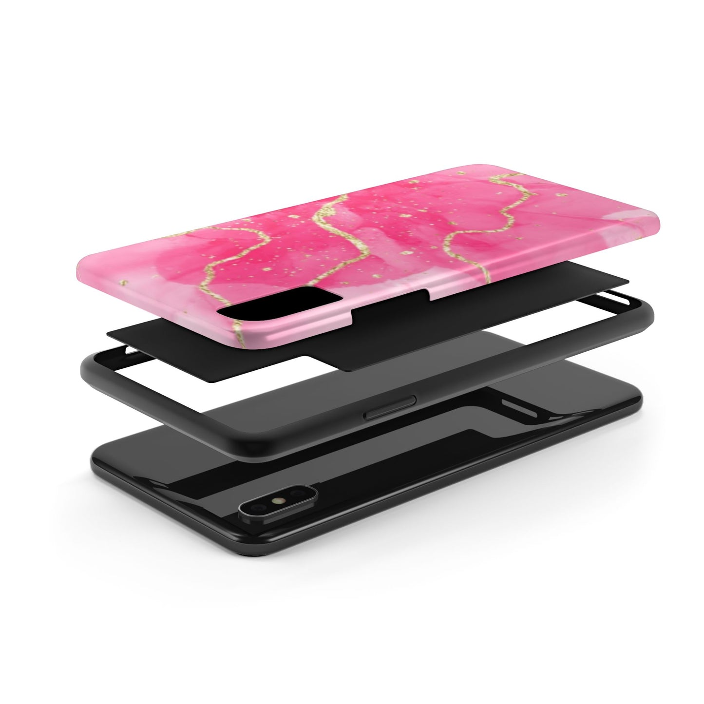 Telefoonhoesje - Pink Marble