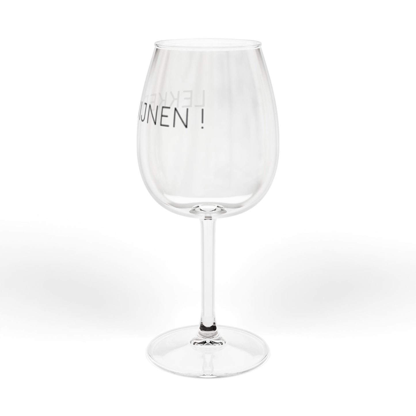 Wijn glas ' lekker wijnen '