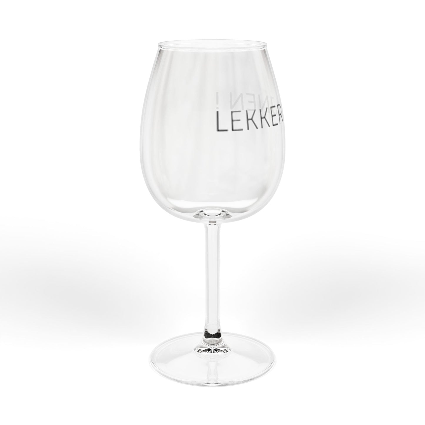 Wijn glas ' lekker wijnen '