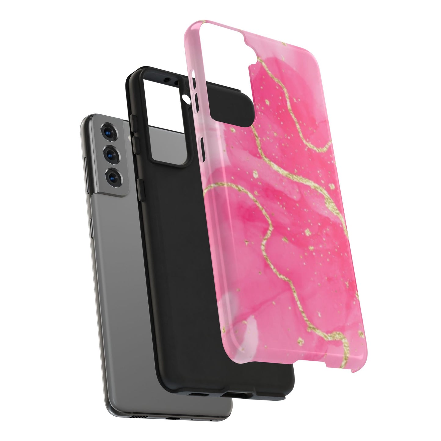 Telefoonhoesje - Pink Marble