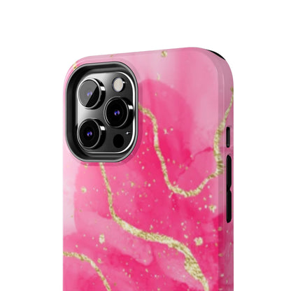 Telefoonhoesje - Pink Marble
