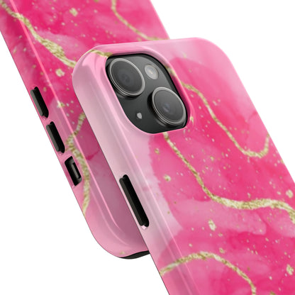 Telefoonhoesje - Pink Marble