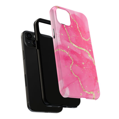 Telefoonhoesje - Pink Marble