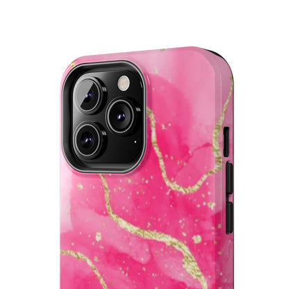 Telefoonhoesje - Pink Marble