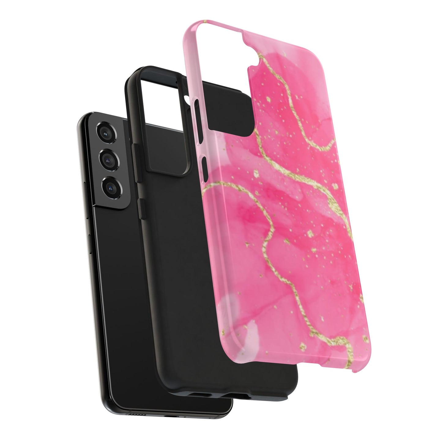 Telefoonhoesje - Pink Marble
