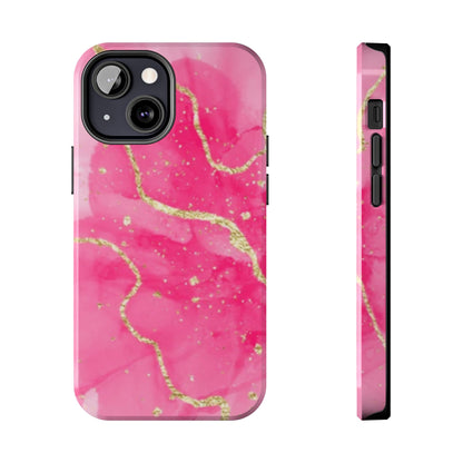 Telefoonhoesje - Pink Marble