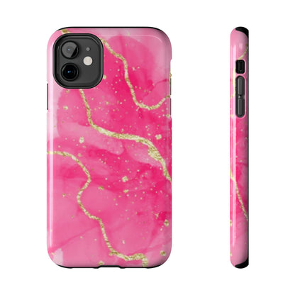Telefoonhoesje - Pink Marble