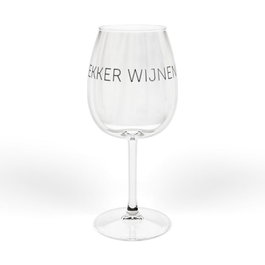 Wijn glas ' lekker wijnen '