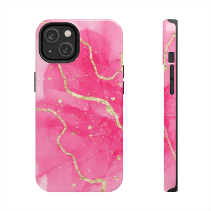 Telefoonhoesje - Pink Marble