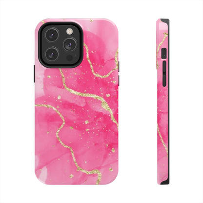Telefoonhoesje - Pink Marble