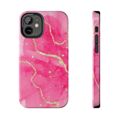 Telefoonhoesje - Pink Marble