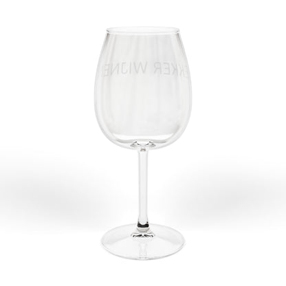 Wijn glas ' lekker wijnen '
