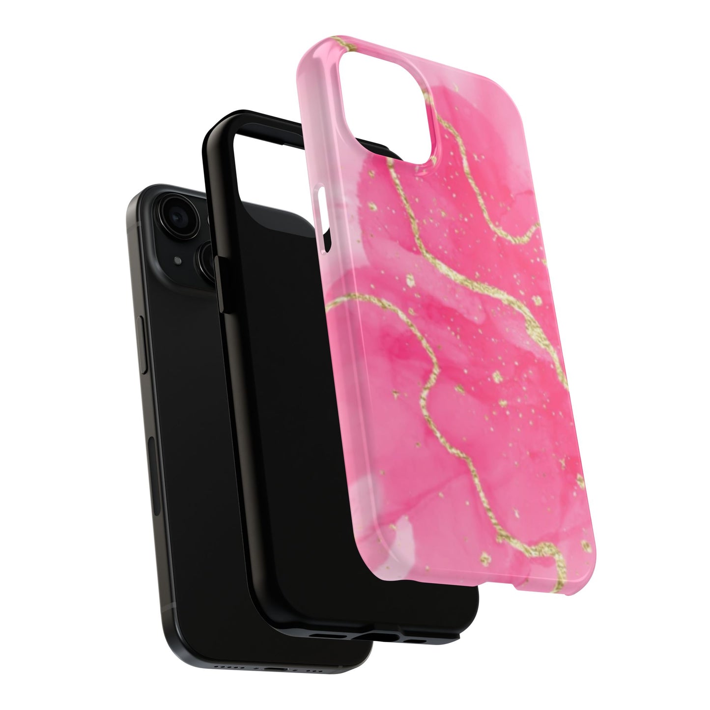 Telefoonhoesje - Pink Marble