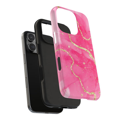 Telefoonhoesje - Pink Marble