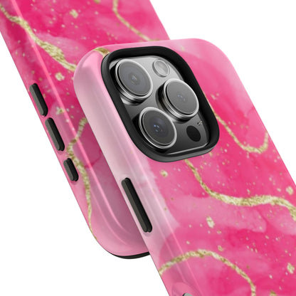 Telefoonhoesje - Pink Marble
