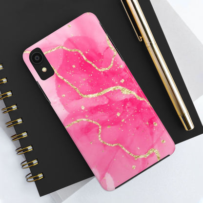 Telefoonhoesje - Pink Marble