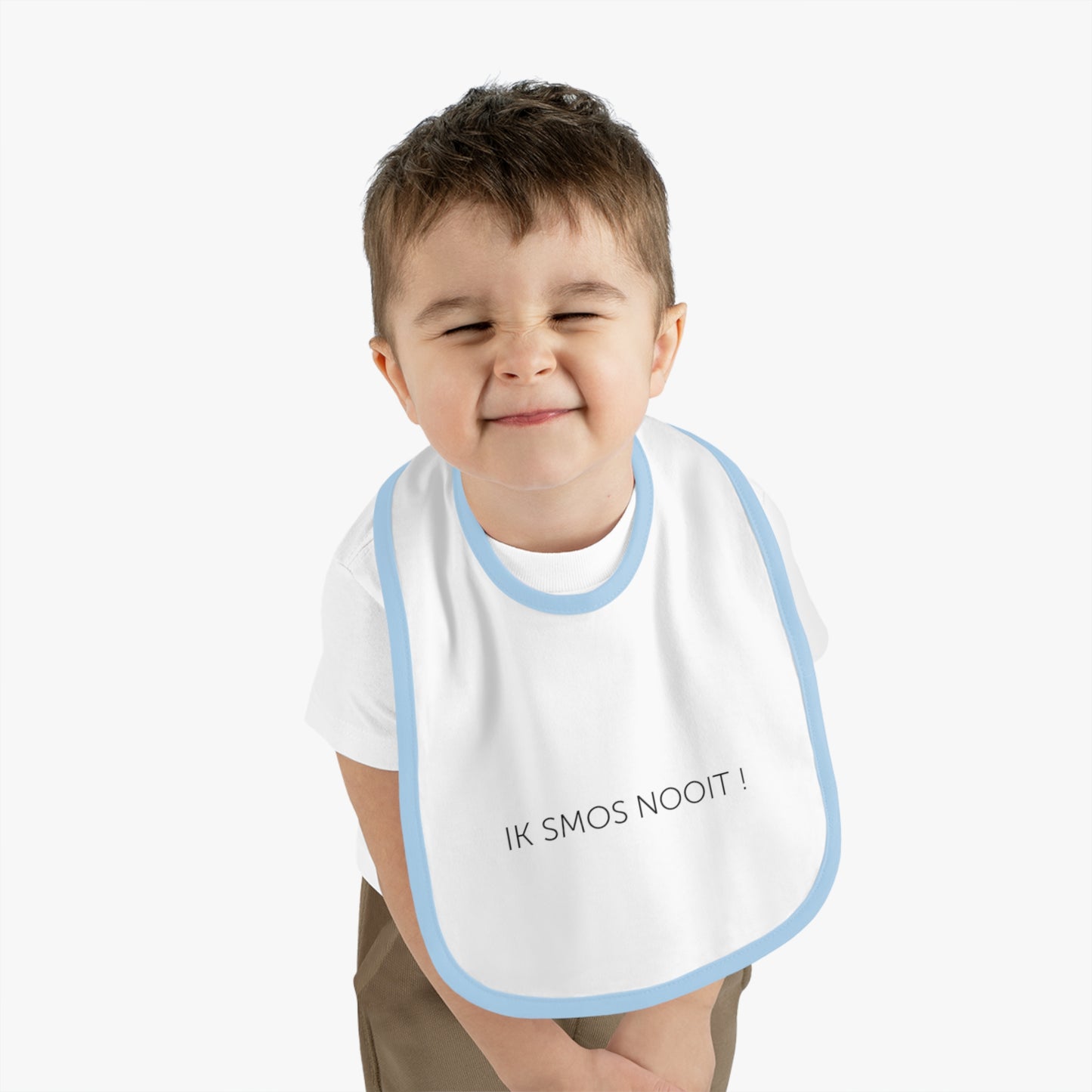 Baby slabbetje / bavet 'ik smos nooit'