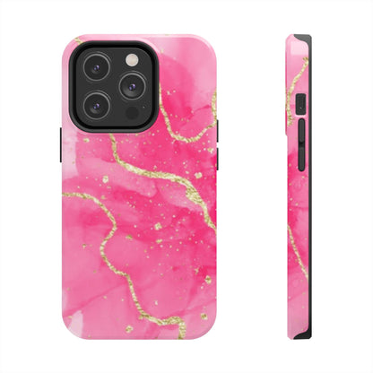 Telefoonhoesje - Pink Marble