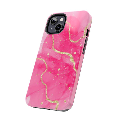 Telefoonhoesje - Pink Marble