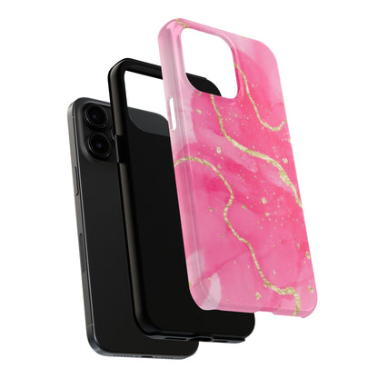 Telefoonhoesje - Pink Marble