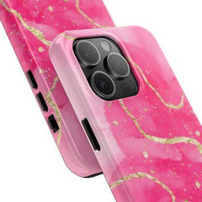 Telefoonhoesje - Pink Marble