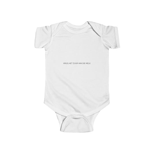 Baby rompertje - Krijg het zuur van die melk