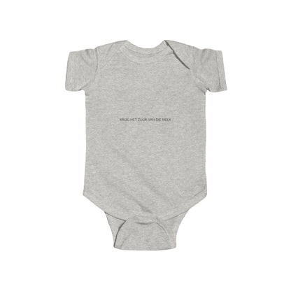 Baby rompertje - Krijg het zuur van die melk