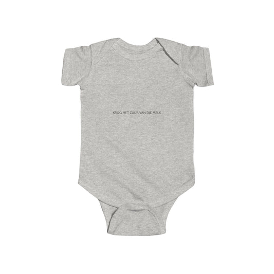 Baby rompertje - Krijg het zuur van die melk