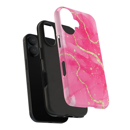 Telefoonhoesje - Pink Marble