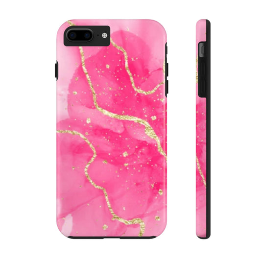 Telefoonhoesje - Pink Marble