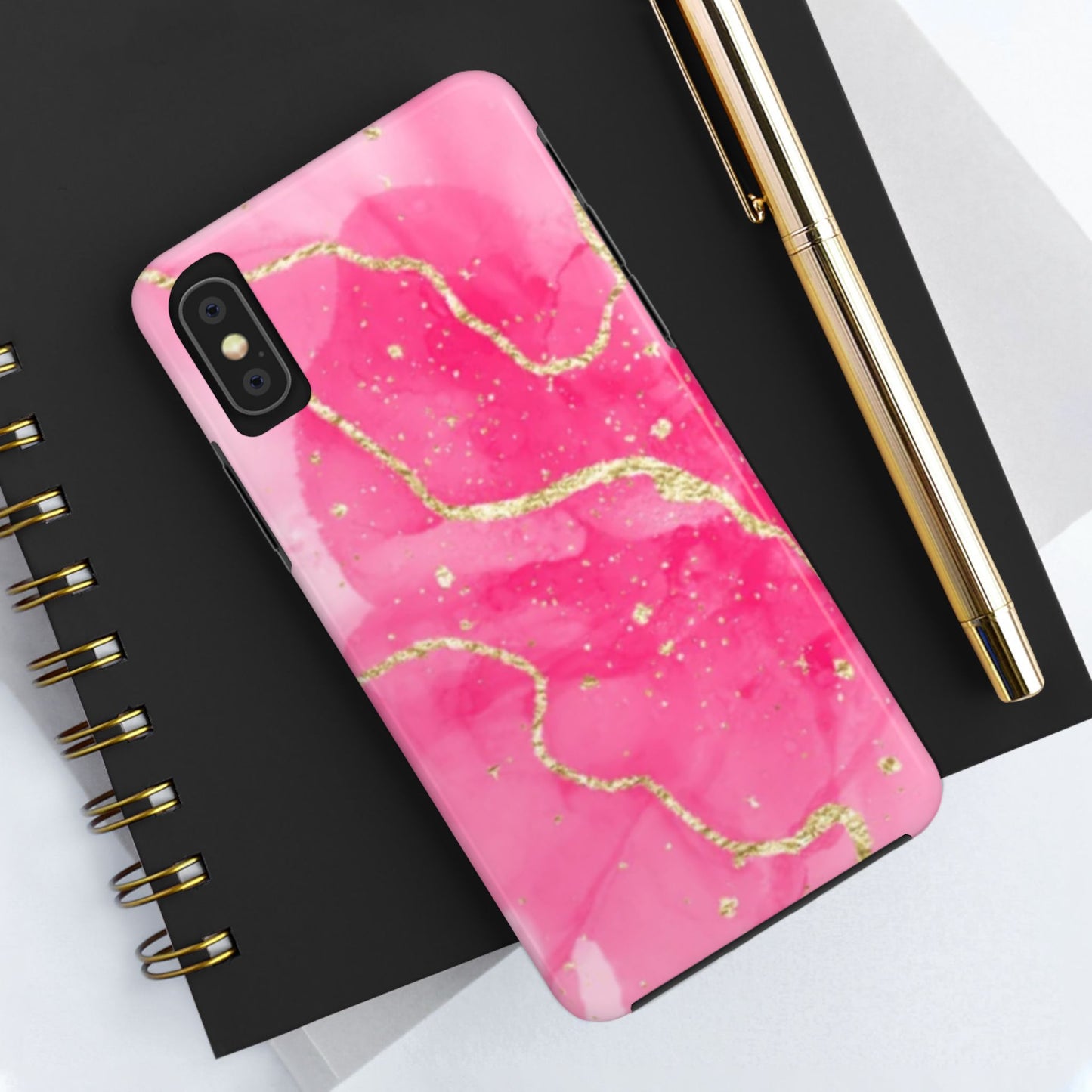 Telefoonhoesje - Pink Marble