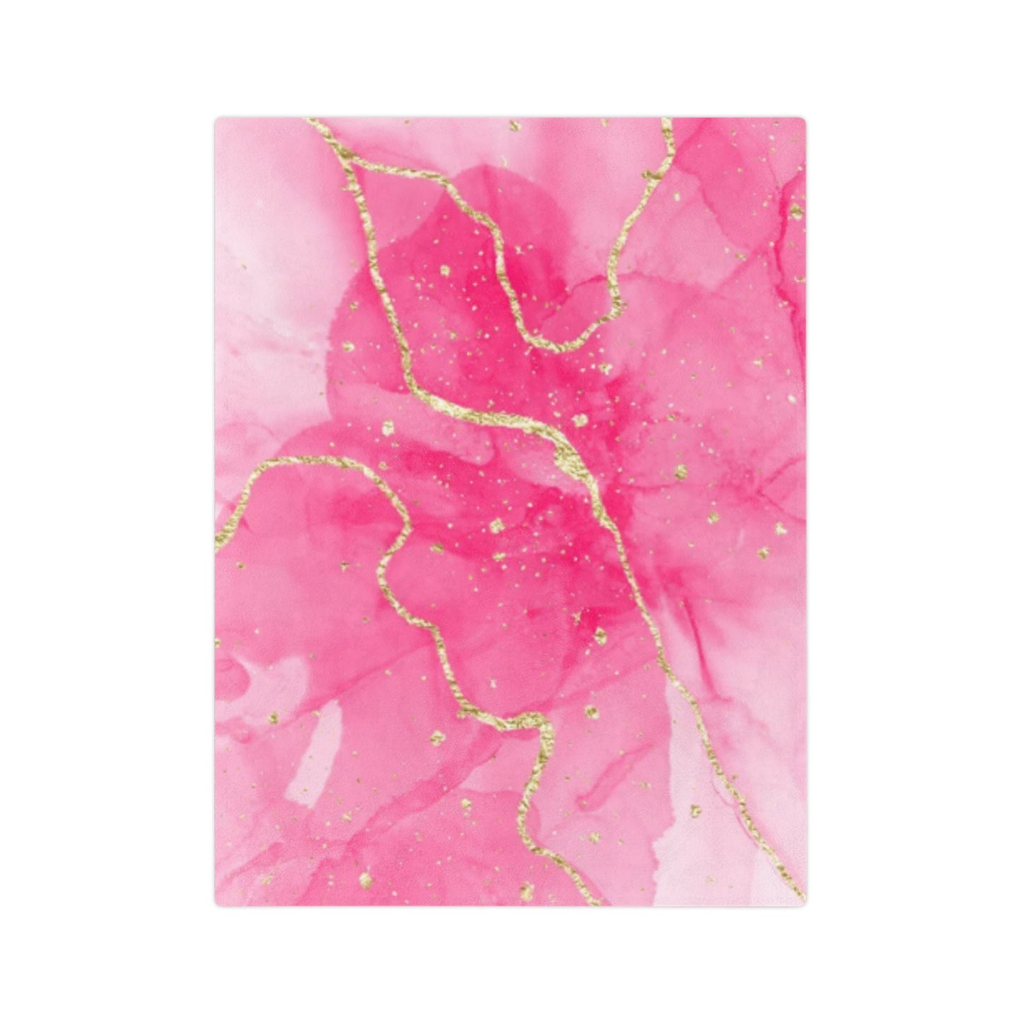 Fleecedeken - Pink Marble