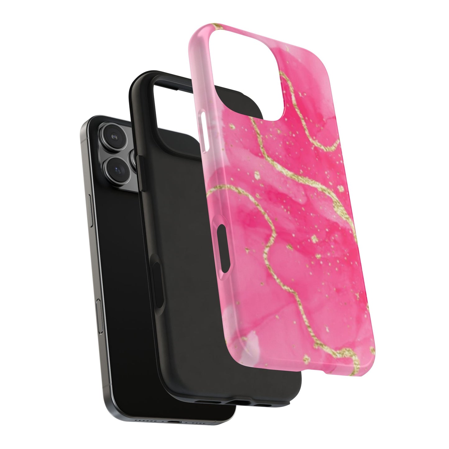 Telefoonhoesje - Pink Marble