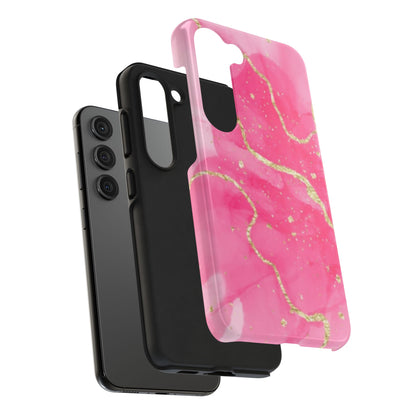 Telefoonhoesje - Pink Marble