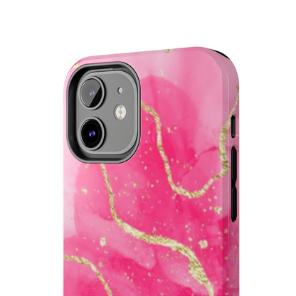 Telefoonhoesje - Pink Marble