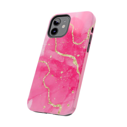 Telefoonhoesje - Pink Marble