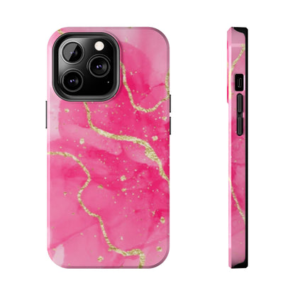 Telefoonhoesje - Pink Marble