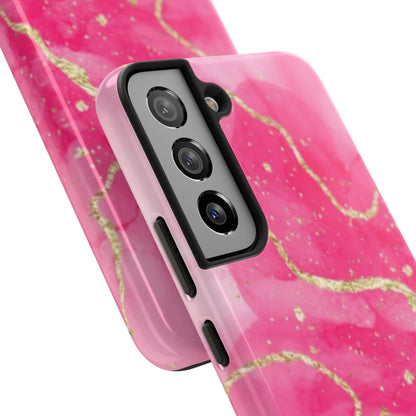 Telefoonhoesje - Pink Marble